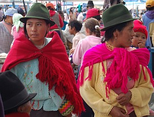 EKWADOR: BARWNY TARG W OTAVALO